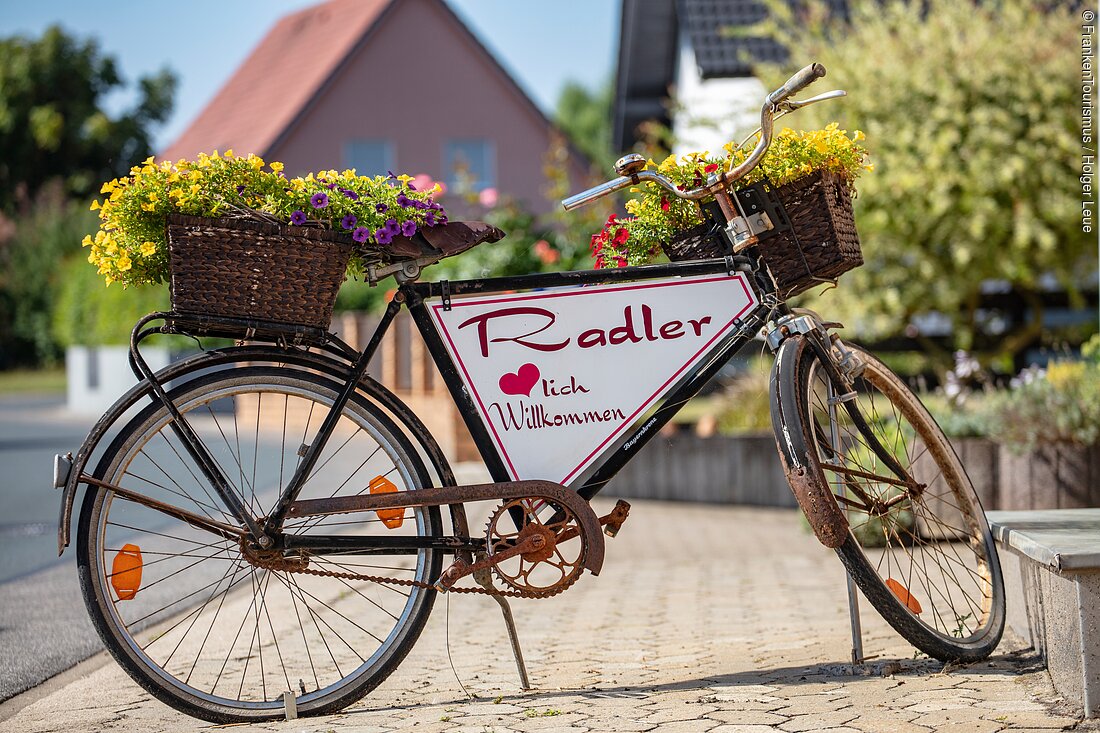 Radler willkommen! (Breitenguessbach, Obermain-Jura)