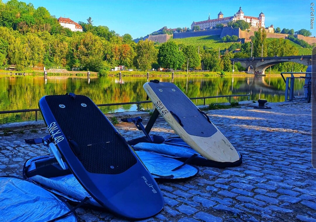 eSurfing auf dem Main (Würzburg, Fränkisches Weinland)