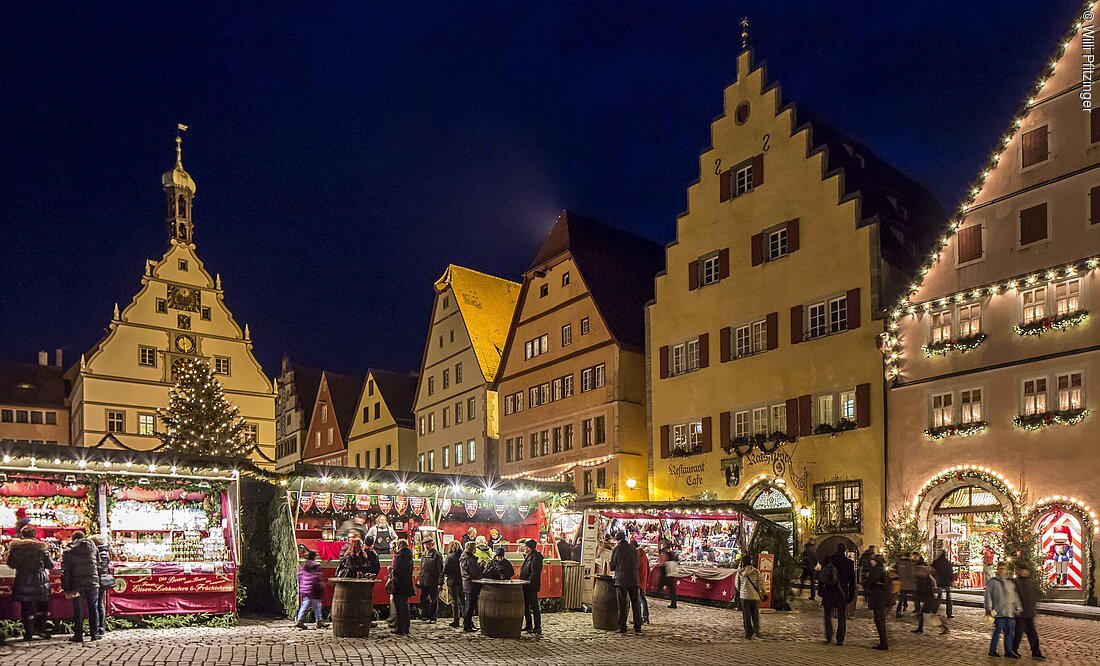 Auf dem Reiterlesmarkt (Rothenburg ob der Tauber, Romantisches Franken)