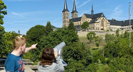 Michaelsberg mit Kloster St. Michael (Bamberg, Steigerwald)