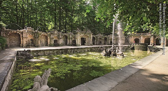 Untere Grotte in der Eremitage (Bayreuth, Fichtelgebirge)